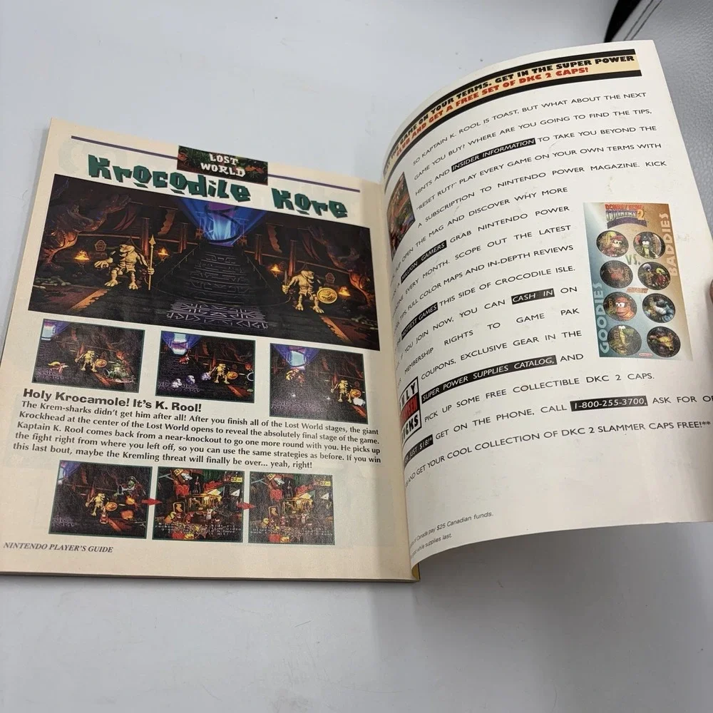 Donkey Kong Country 2 Diddy Kongs Quest Nintendo Player's Strategy Guide Used